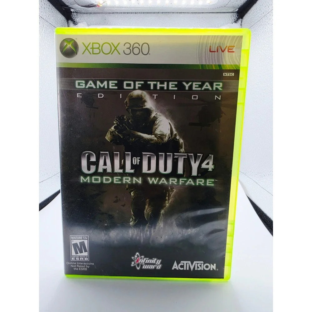 Call of Duty 4 Modern Warfare Game of the Year Edition Xbox 360 Activision NTSC